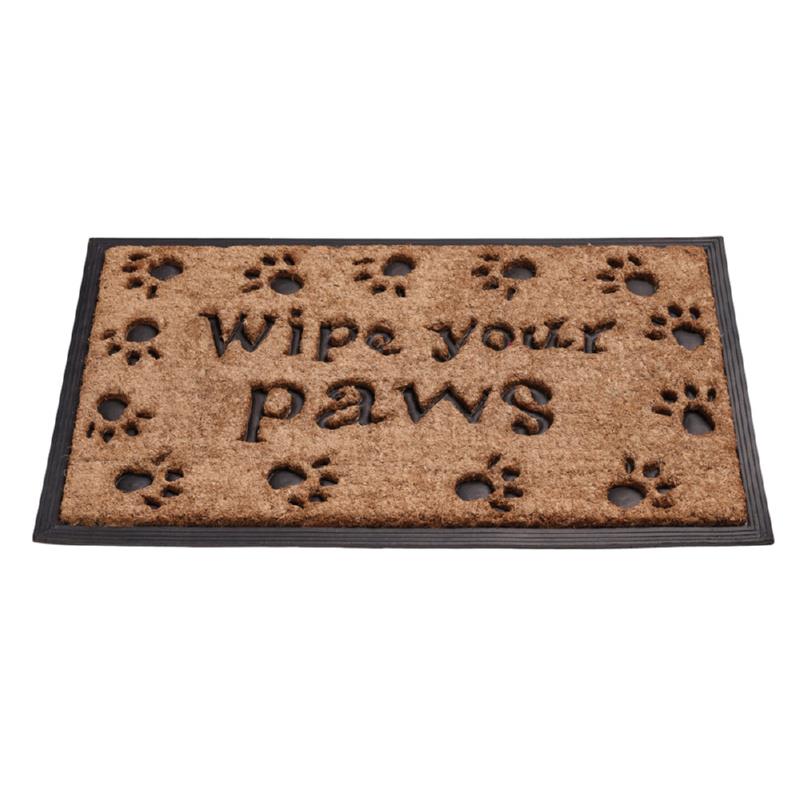 Dezaden Gardman Doormat Rubber Please Wipe Your Paws Mat