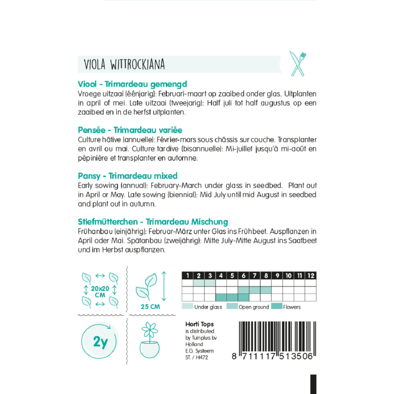 Viola, Viool Trimardeau gemengd