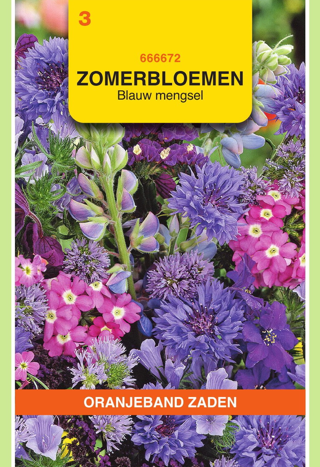 OBZ Zomerbloemen Zaden Mengsel Blauw
