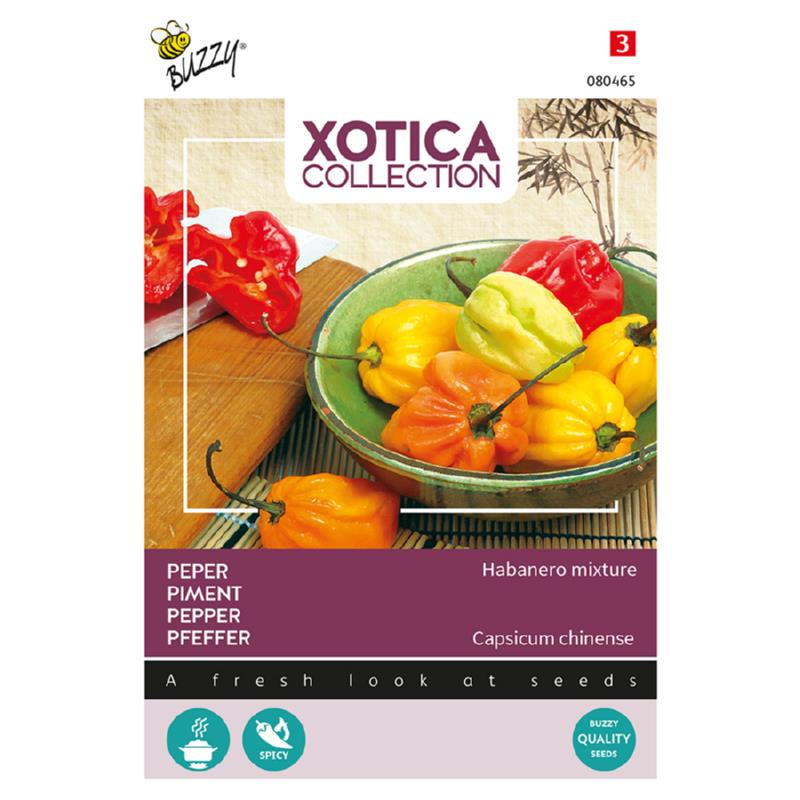 Buzzy Xotica Peper Zaden Habanero Mengsel