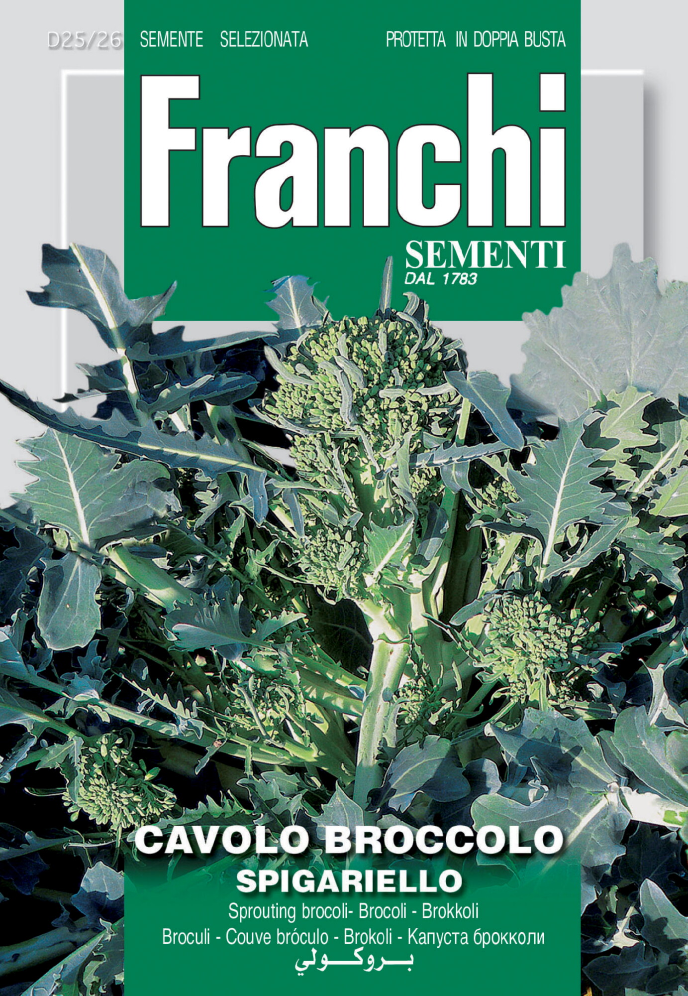 Franchi Broccoli Zaden Cavolo Broccolo Spigariello