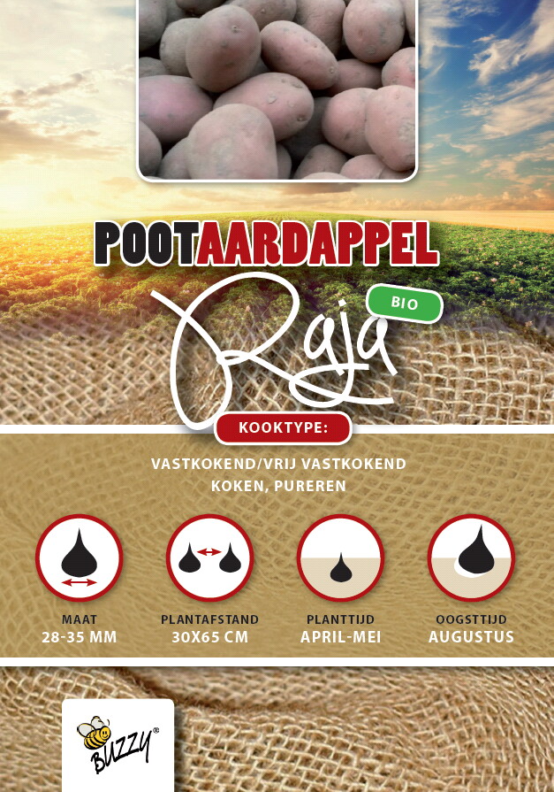 Pootaardappel Bio Raja/ Alouette 1 Kg