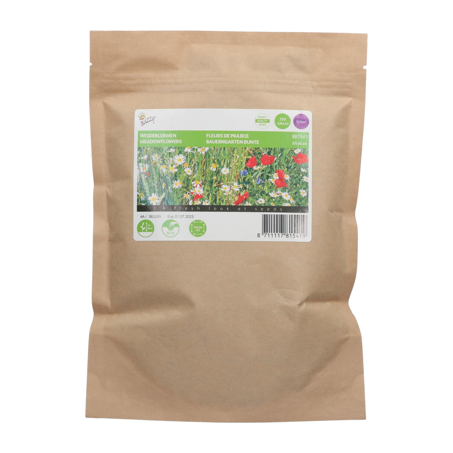 Buzzy Groenbemester Zaden Weidebloemen Mengsel 250g
