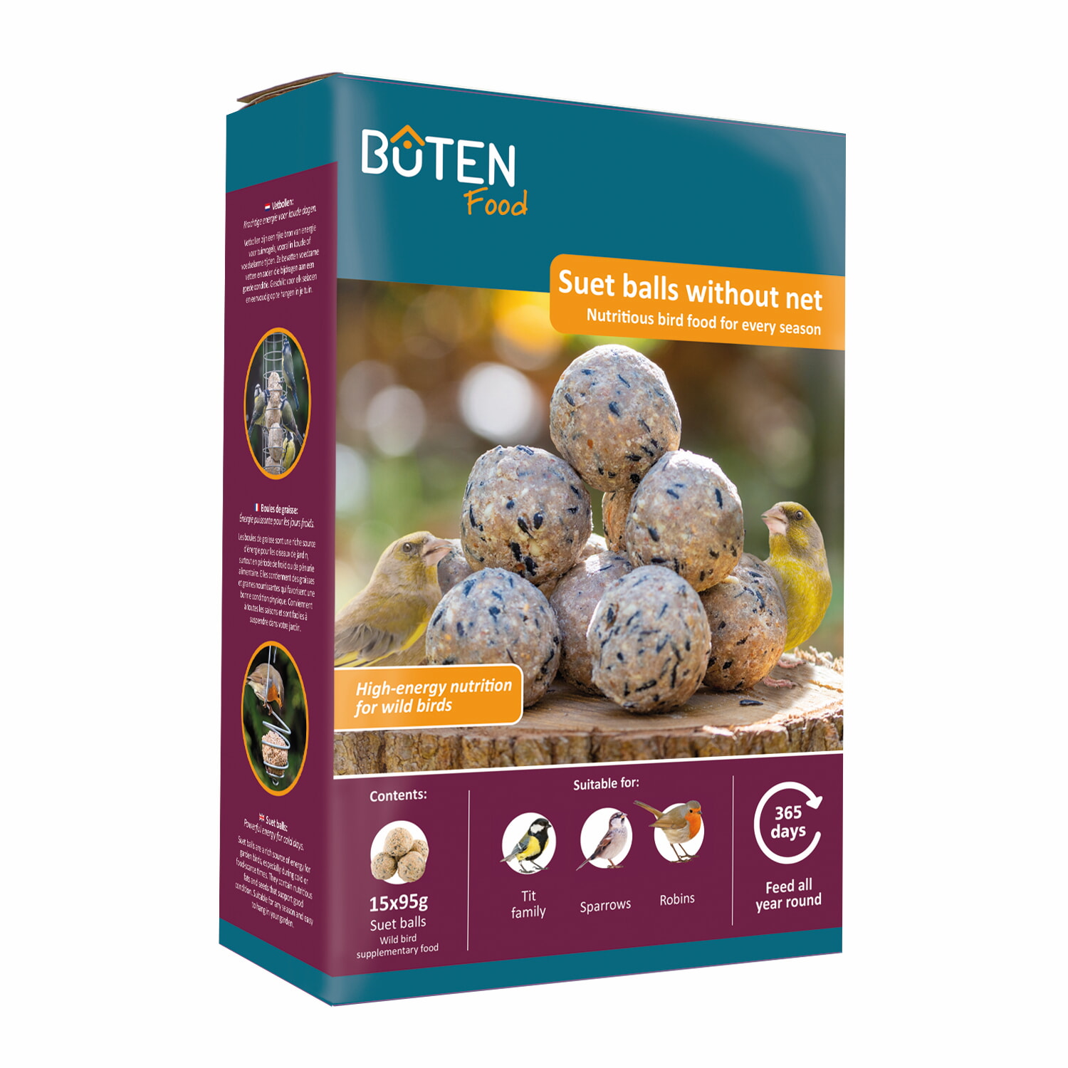 Bûten Food Vetbollen 15st All year round