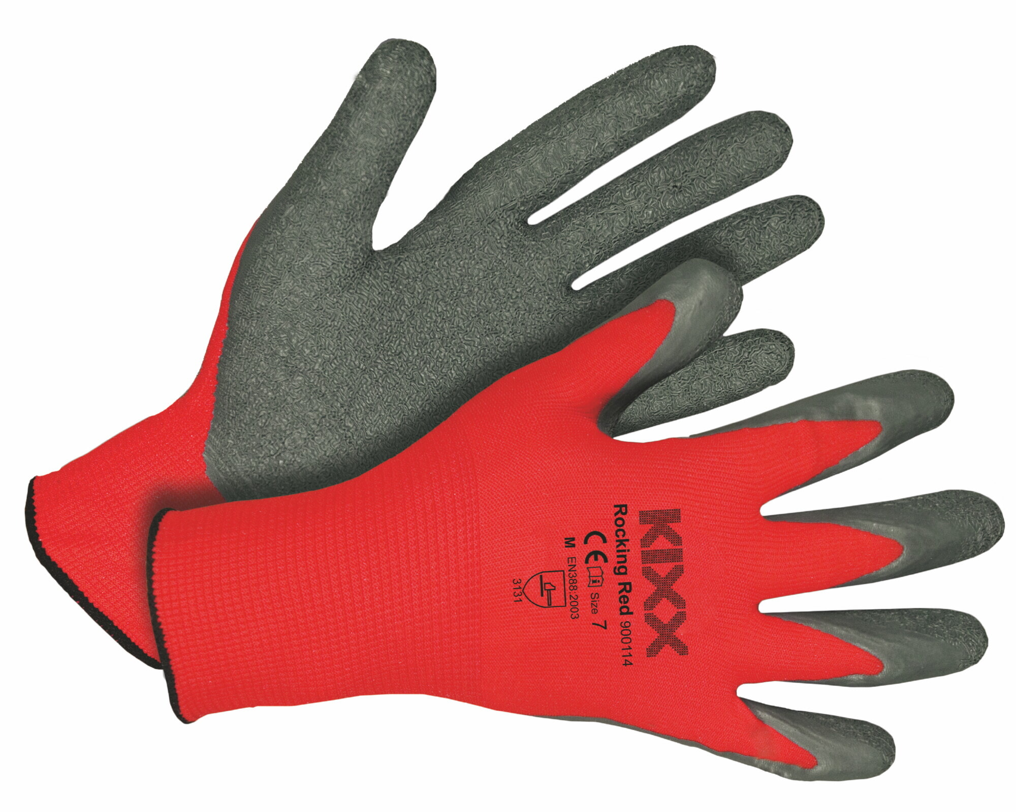 Kixx Handschoen Rocking Red maat 7 Rood