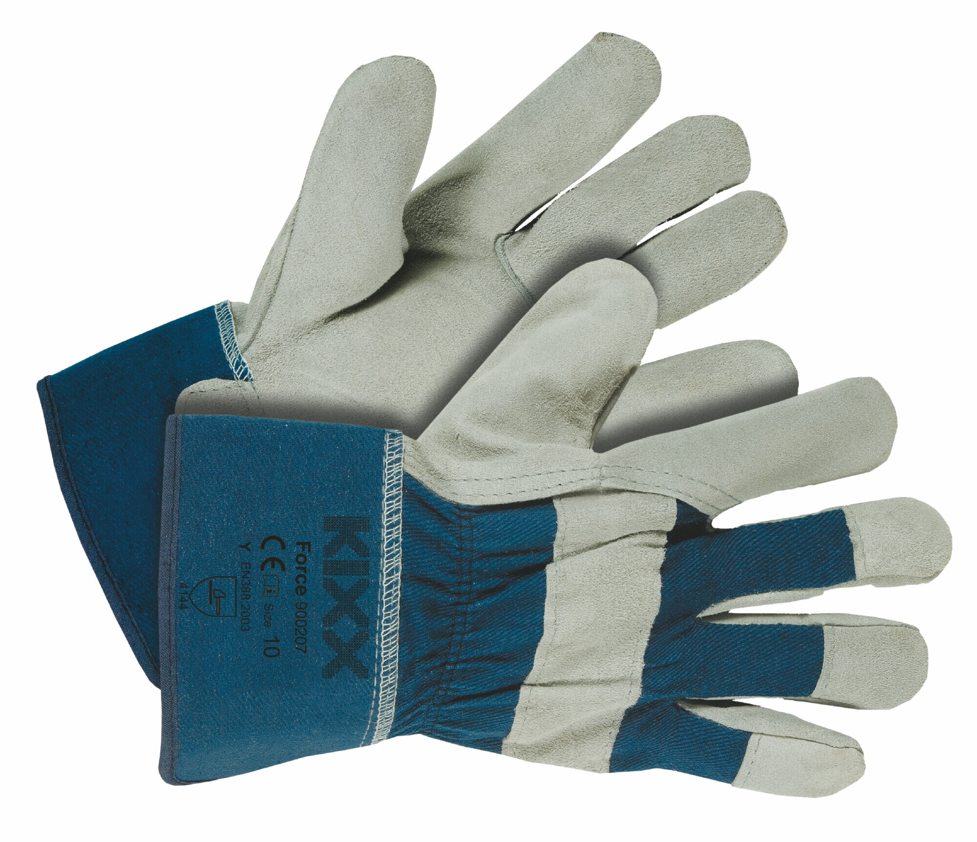 Kixx Handschoen Force maat 10 Blauw/Grijs