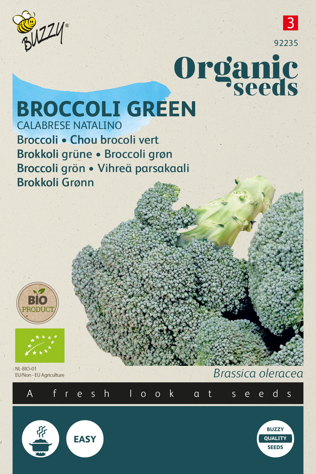 Buzzy Biologische Broccoli Zaden Calabrese Natalino
