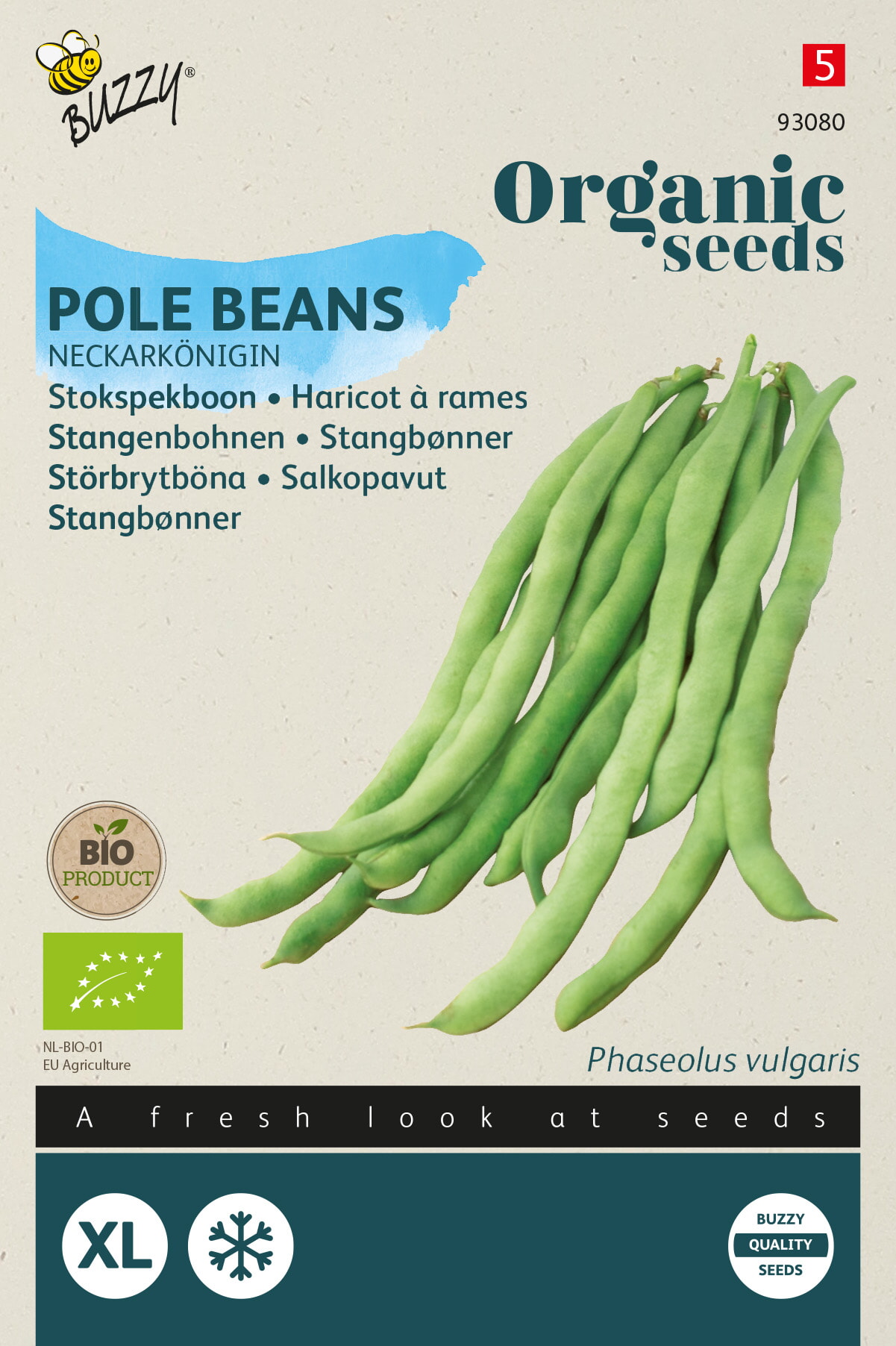 Buzzy Biologische Stokspekboon Zaden Neckarkonigin