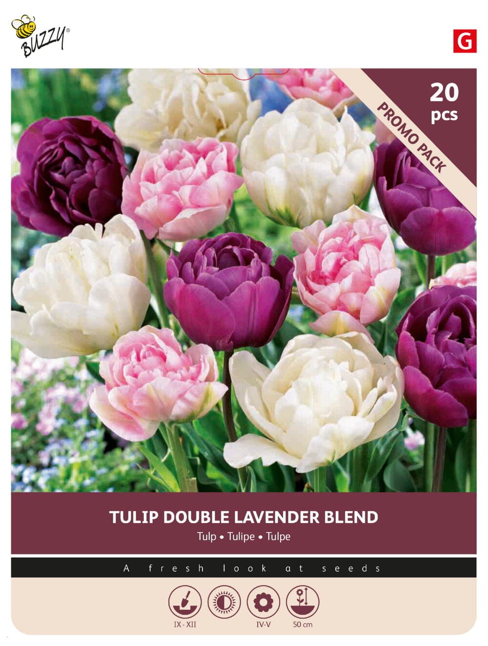 Tulpenbollen Double Lavender Blend 20st