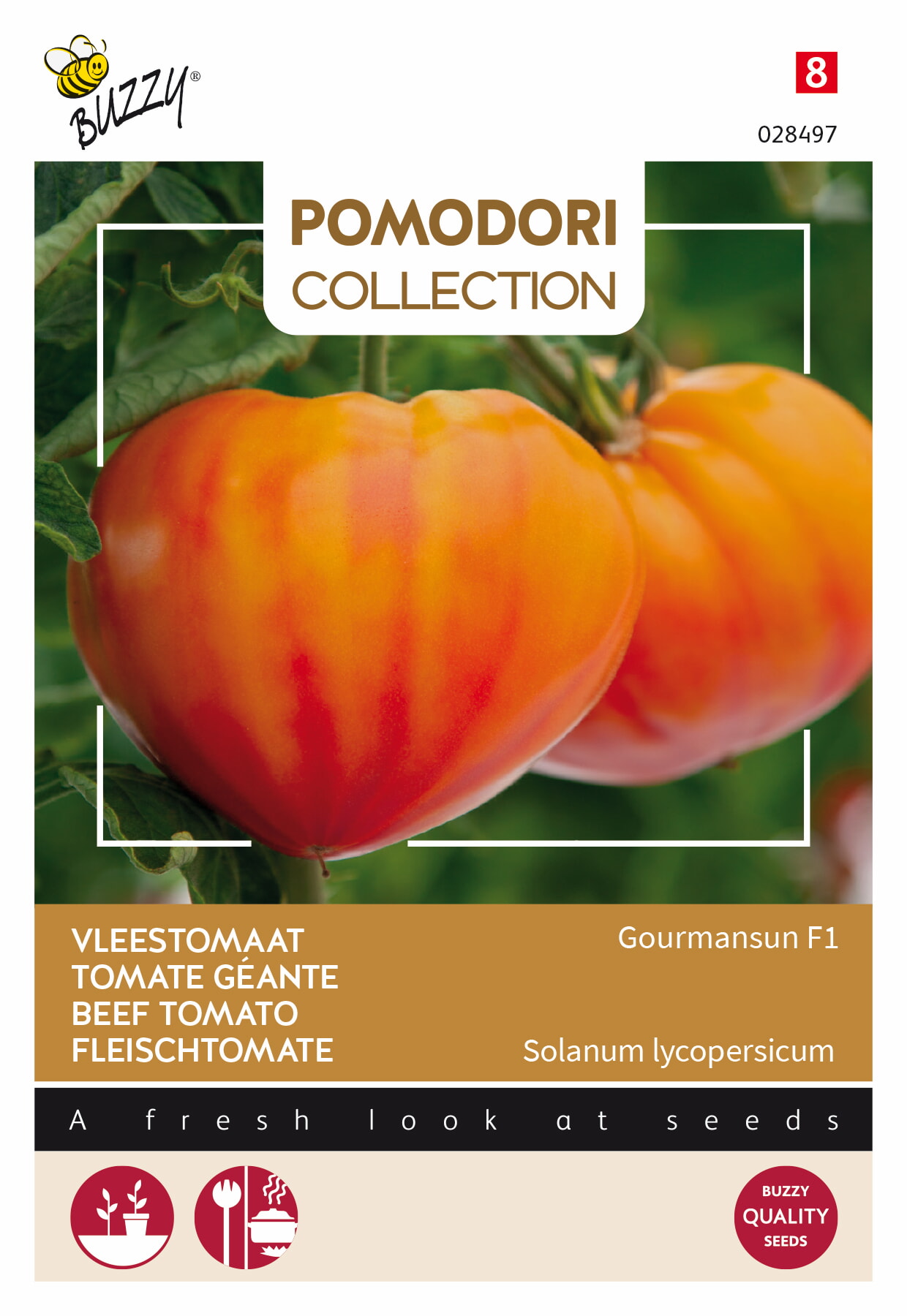 Buzzy Vleestomaat Zaden Gourmansun F1