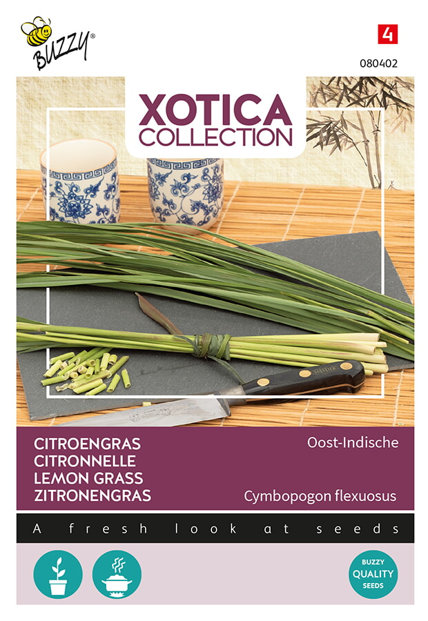 Buzzy Xotica Citroengras Zaden Oost-Indische