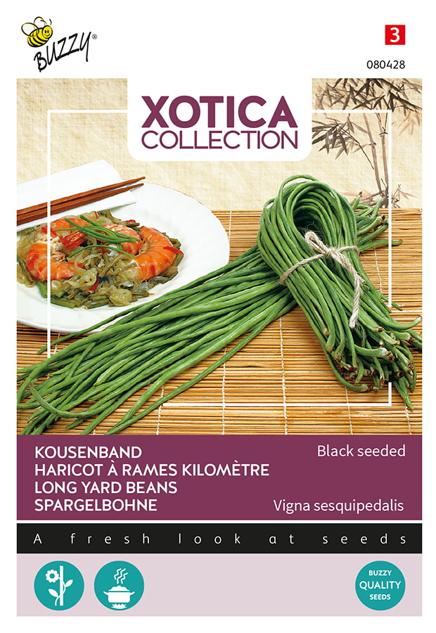 Buzzy Xotica Kousenband Zaden Black Seeded