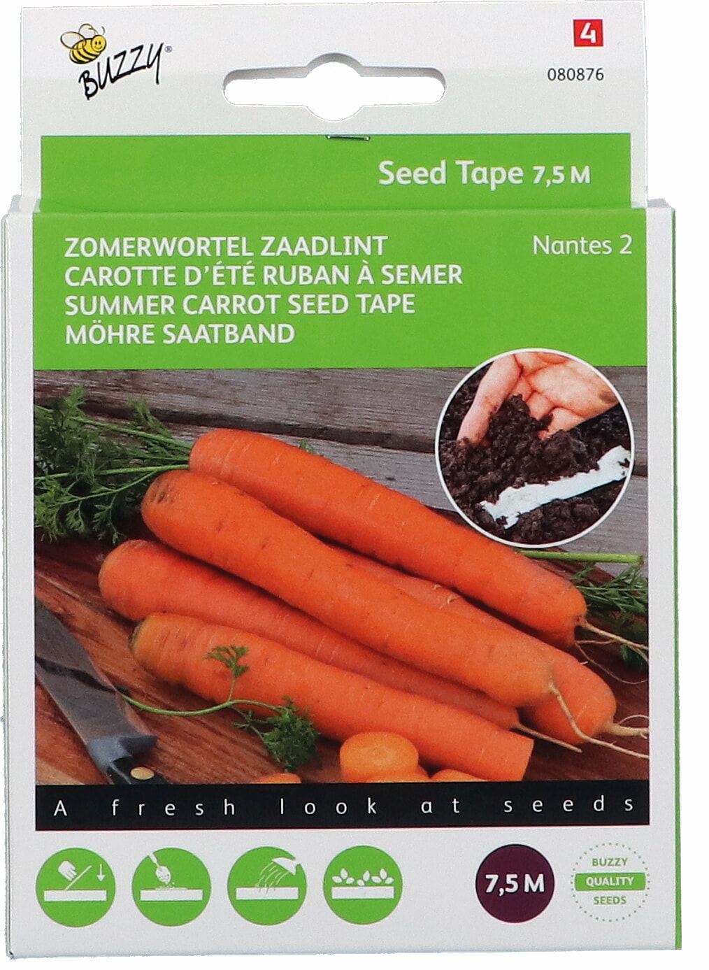 Buzzy Zaadband Zomerwortel Zaadlint Nantes 2