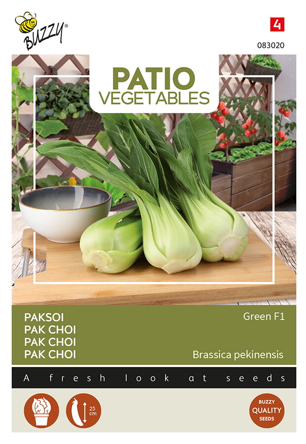 Buzzy Patio Vegetables Paksoi Zaden Green F1