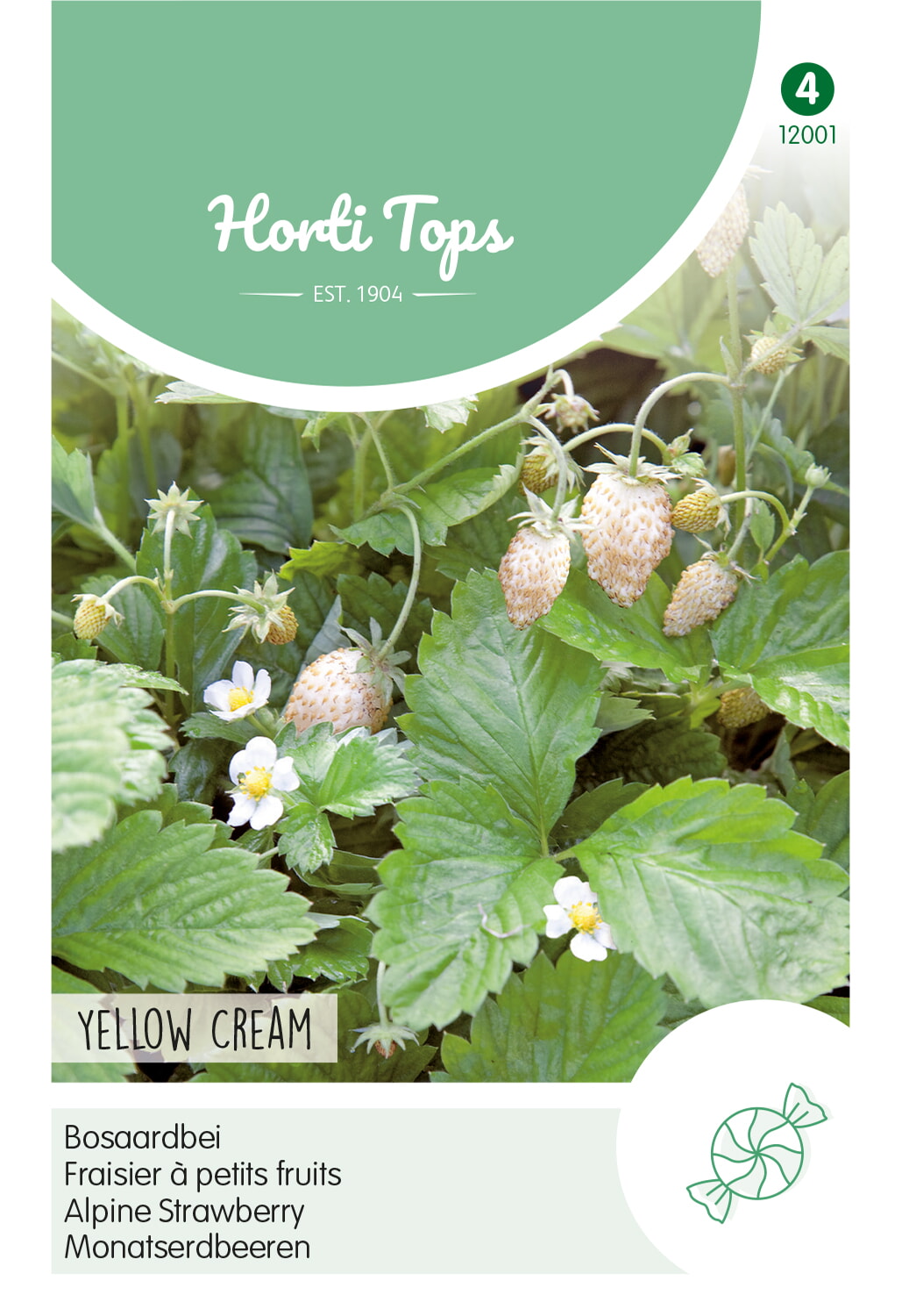 HT Aardbei Zaden Yellow Cream